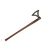 Viking axe with perforated head