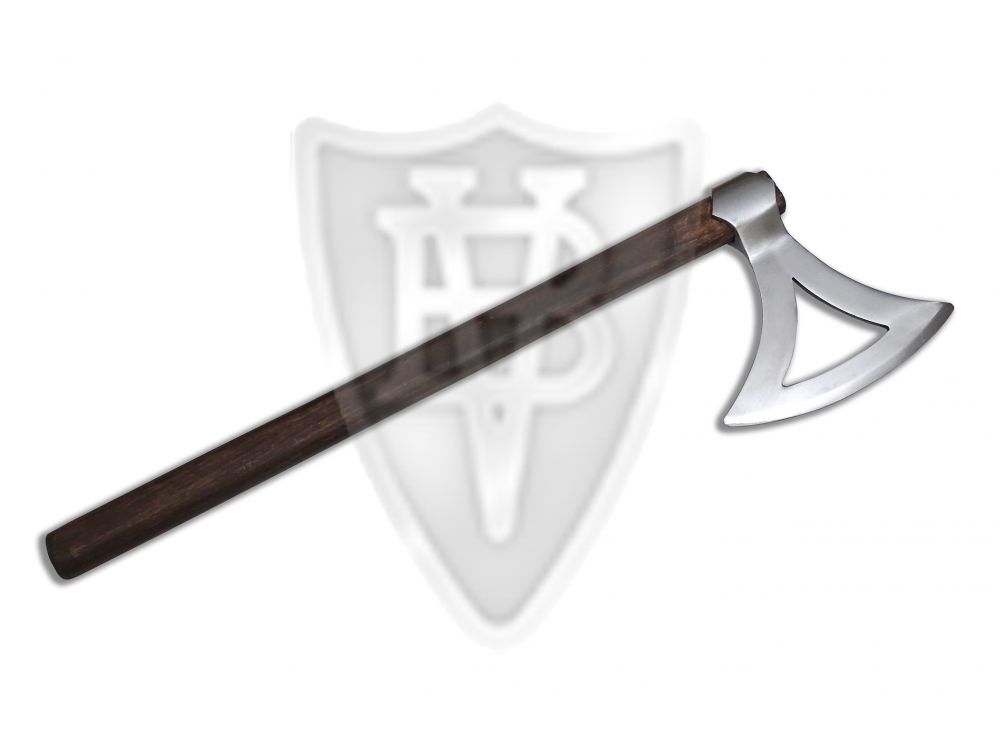 Viking axe with perforated head