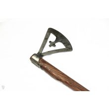 Viking axe with cross inside the head