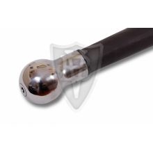 Federsword for tourneys with bell shape blade, point back-folded