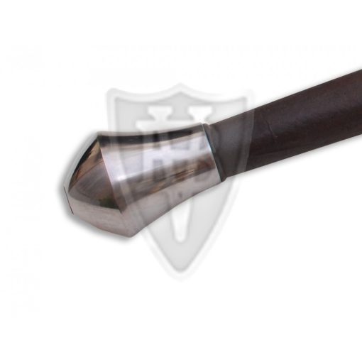 Federsword for tourneys with bell shape blade, point back-folded