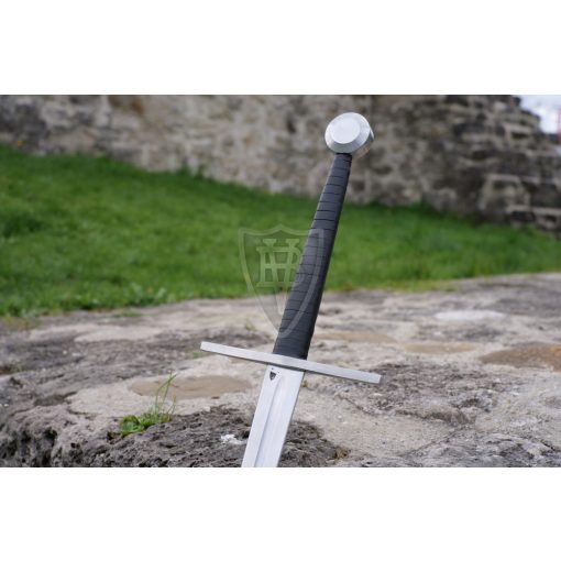 HEMA 1,5 hand sword for fencingtrainings, with back-folded tip