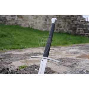   HEMA 1,5 hand sword for fencingtrainings, with back-folded tip