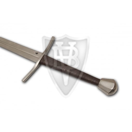 HEMA 1,5 hand sword for fencingtrainings, with back-folded tip