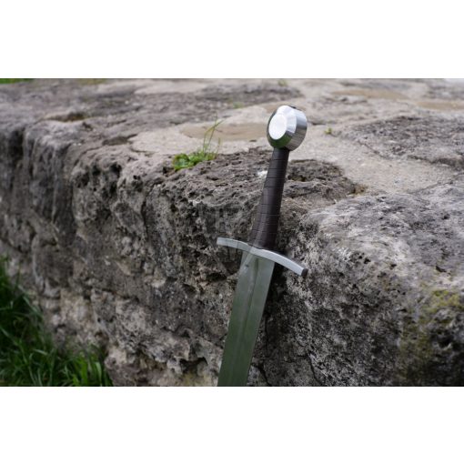 HEMA sword for fencingtrainings (XIV style) with round pommel and wide blade