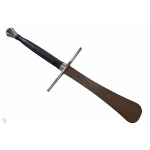 Sword with small blade for the indoor exercises