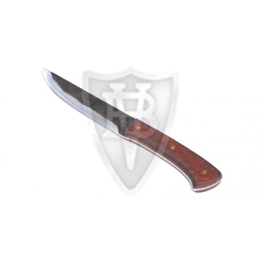  large medieval knife with a slightly curved handle