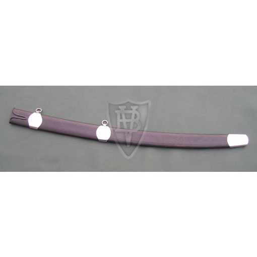 Hardwood Scabbard for sabres, Leather covered 