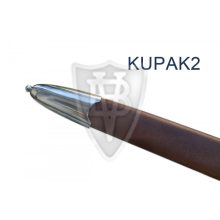 Sword-Scabbard with belt from Leather, with metal cap